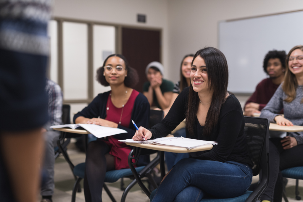 Students in classroom