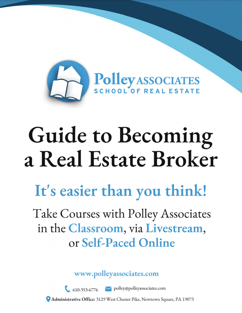 Book cover - Guide to Becoming a Real Estate Broker