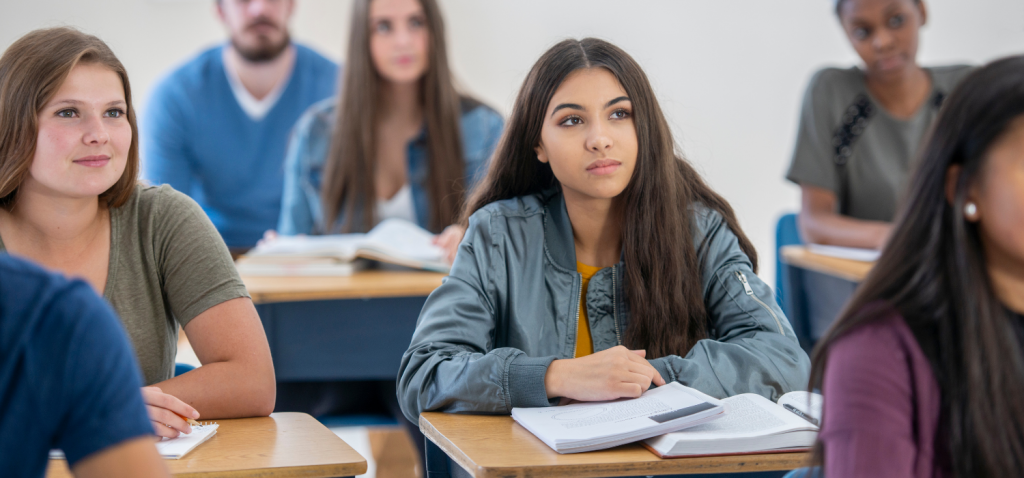 Students in classroom