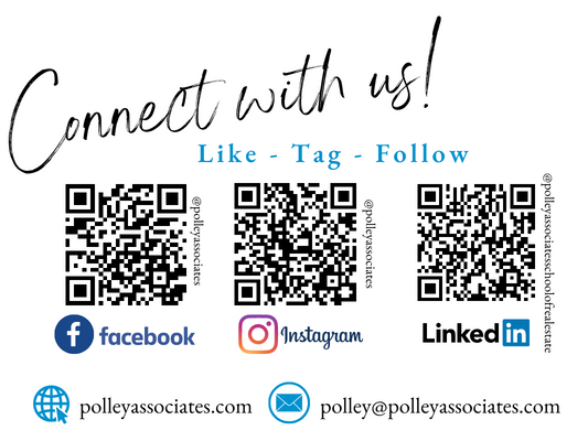 Connect with us - social media QR codes and contact info
